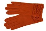 Перчатки  женские Tranini из шерсти  рыжий 03208