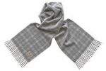 Шарф мужской кашемир Tranini 30441 серый в клеточку