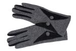 Перчатки женские шерстяные Tranini 30401 PERCH трикотажные