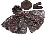 Комплект (берет, палантин, перчатки) Tranini 45025