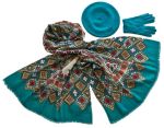 Комплект (берет, палантин, перчатки) Tranini 45026