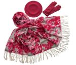 Комплект (берет, палантин, перчатки) Tranini  43003