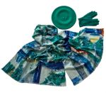 Комплект (берет, палантин, перчатки) Tranini  45013