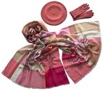 Комплект (берет, палантин, перчатки) Tranini 39028