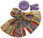 Комплект (берет, палантин, перчатки) Tranini 39044