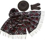 Комплект (берет, палантин, перчатки) Tranini 45030