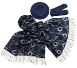 Комплект (берет, палантин, перчатки) Tranini 49002