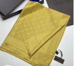 Палантин брендовый шерстяной 241034 горчичный