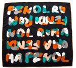 Платок женский Tranini шёлковый ручная обработка края 90х90 5453 PLATOK 2