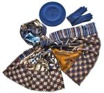 Комплект (берет, палантин, перчатки) Tranini  45002