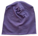 Шапка молодежная Tranini 0114 из хлопка фиолетовая