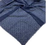 Платок женский хлопковый   VERTU  синий 290100