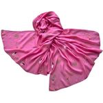 Палантин Tranini  из хлопка  розовый 3729 PAL 1