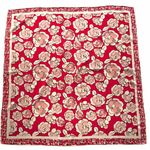 Платок женский Tranini шёлковый красный  4081 PLATOK 2