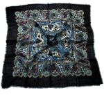 Платок шерсть премиум Tranini черный 0101 PLATOK 5