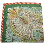 Платок женский Tranini шёлковый зеленый 6051 PLATOK 2