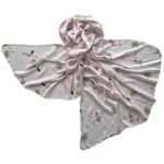 Палантин Tranini  из хлопка  белый 3726 PAL 1