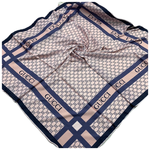 Шелковый женский платок Gucci розовый 110927