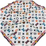 Платок шёлковый Louis Vuitton белый 280400