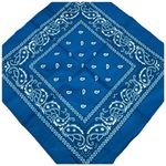 Бандана из хлопка синий 140504