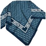 Платок шёлковый Dior синий 030823