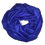 Платок брендовый шерстяной яркий синий  1161