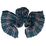 Мужской жатый шарф 0427 PAL 2 из хлопка с вискозой