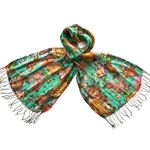 Палантин Tranini 1701 PAL 1 лен и  вискоза