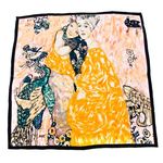 Платок картина Tranini из шелка 0151 PLATOK 3