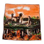 Платок картина Tranini из шелка 0678 PLATOK 3