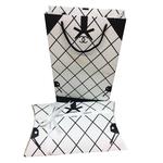 Комплект пакет и подарочная коробка Chanel белый