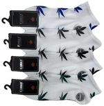 Носки мужские средней длины белые 5 пар  KOMAX T0002