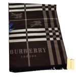 Шарф мужской  Burberry коричневый 1-0002