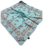 Платок женский ALEXANDER MCQUEEN бирюзовый 210224