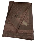 Палантин брендовый 0312010 шоколад