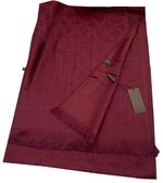 Палантин брендовый 031203 бордовый