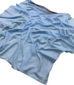 Шелковый платок HERMES голубой 100101