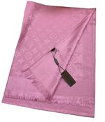 Палантин брендовый 031208 розовый