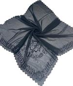 Платок в церковь  черный 270128