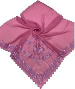 Платок в церковь  розовый 270124