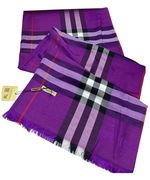 Палантин Burberry В0010 фиолетовый