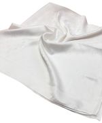 Шелковый брендовый платок 1802210 белый