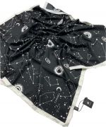 Шелковый платок Chanel 110118 черный