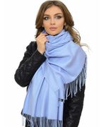 Палантин женский Cashmere  голубой 211106