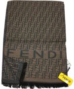 Шарф Fendi 60014 коричневый