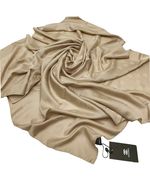 Шелковый платок Chanel 510197 бежевый