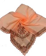 Платок в церковь  персиковый 270125