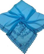 Платок в церковь  синий 270126