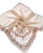 Платок в церковь молочный 270129