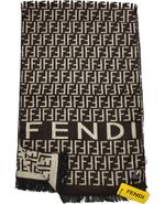 Шарф Fendi 60013 коричневый